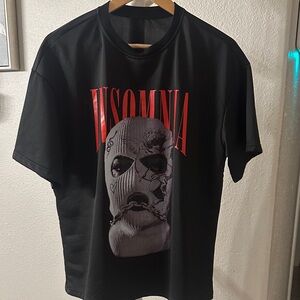 SHEIN Black Insomnia Graphic Tee